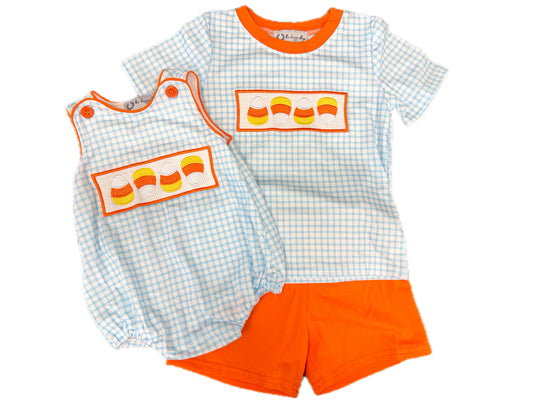 Candy Corn Gingham