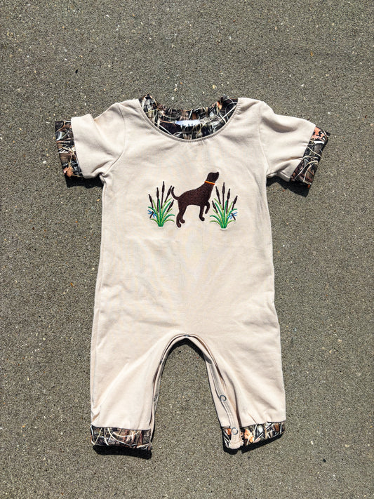 Branch Lab Boy Romper