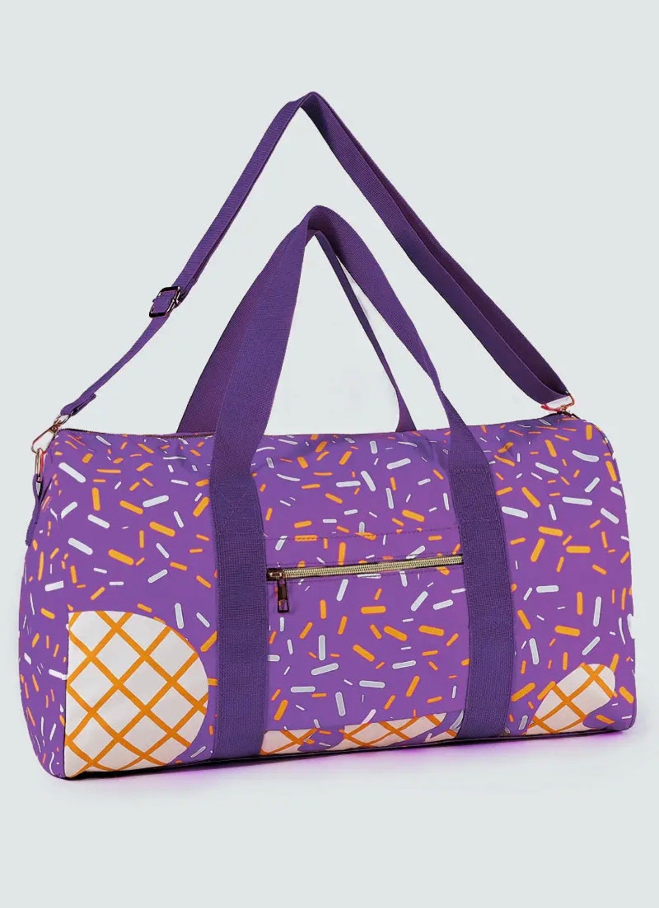 Purple Drip Duffle