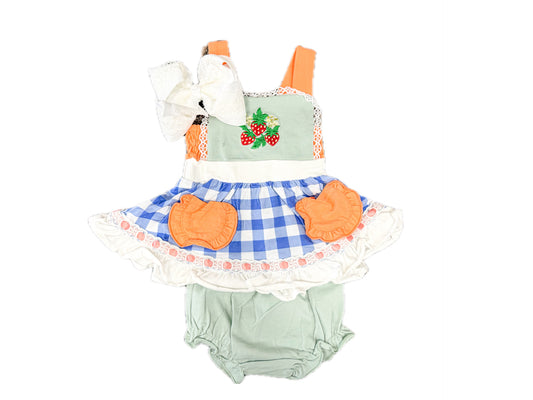 Strawberry Patch Bloomer Set
