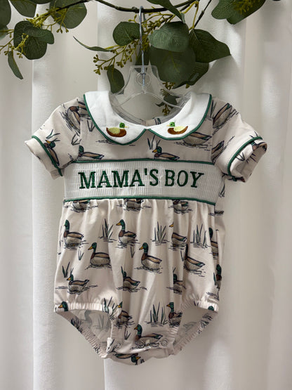 Mama’s Boy Vintage Mallard Collar Bubble