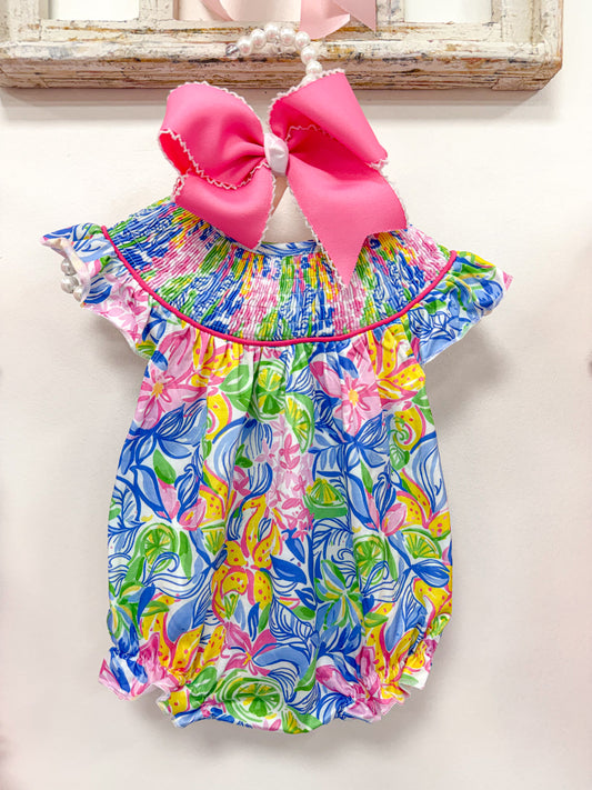 Summer Floral Smock Bubble