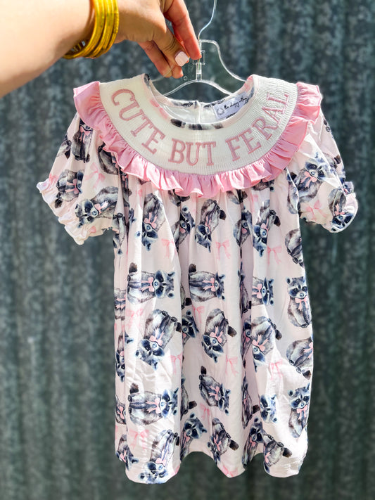 Cute but Feral Smock Dress