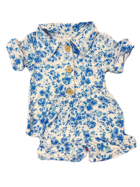 Blue Floral Lounge
