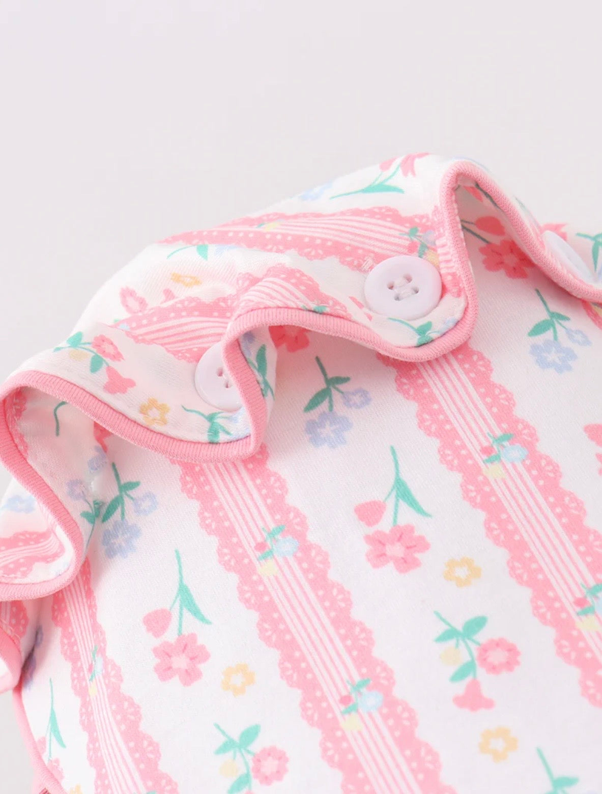 Pink Floral Bonnet