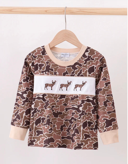 Camo Buck Pullover