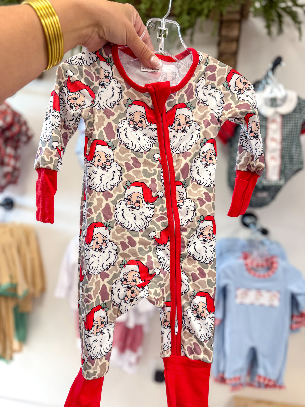 Camo Santa Sleeper
