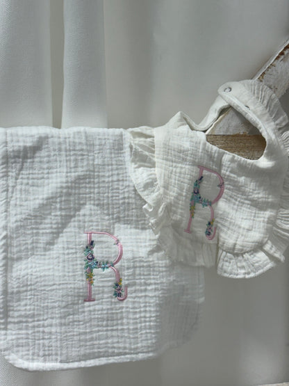 Initial Burp Cloth/Bib