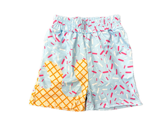 Baby Blue Drip Shorts