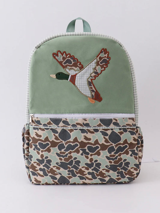 Large Applique Mallard Backpack