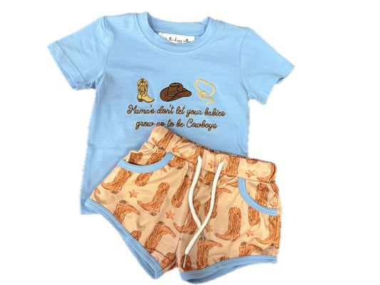 Mama’s Don’t Let Your Babies Short Set