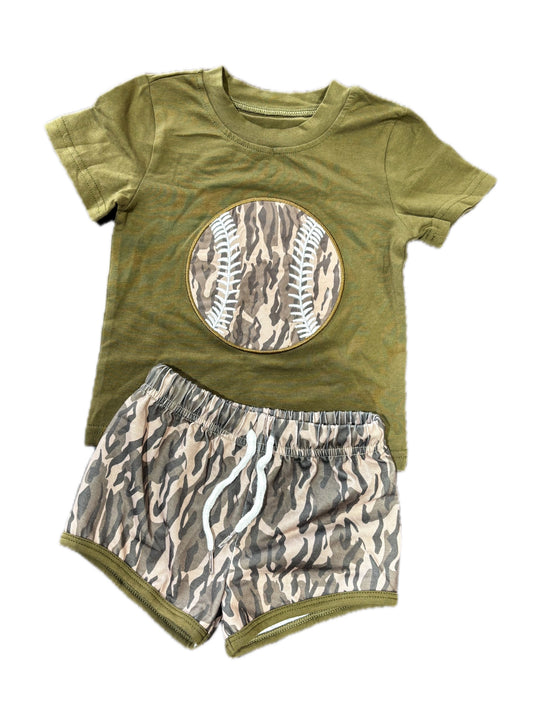 Mossy Baseball Short Set