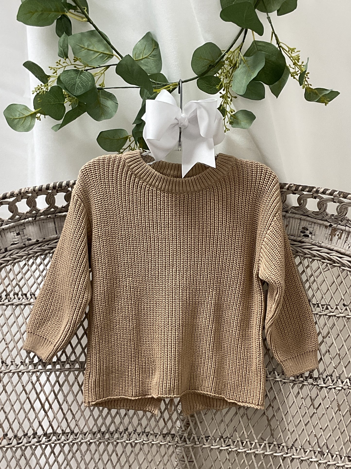 Open Back Knit Sweater