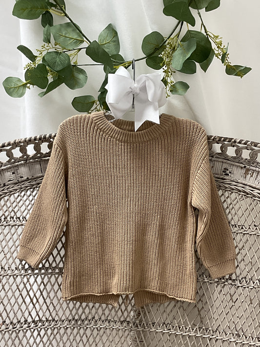 Open Back Knit Sweater