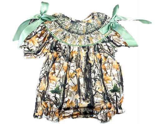 Green Camo Smock Bubble