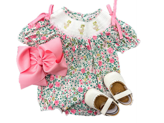 Floral Goose Smock