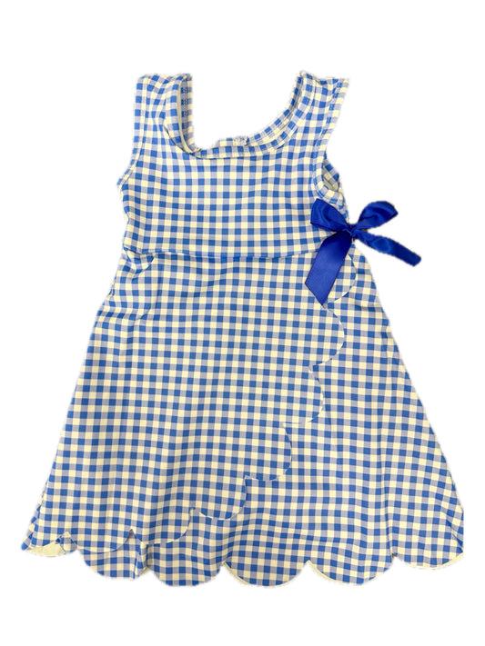Blue Gingham Active Dress