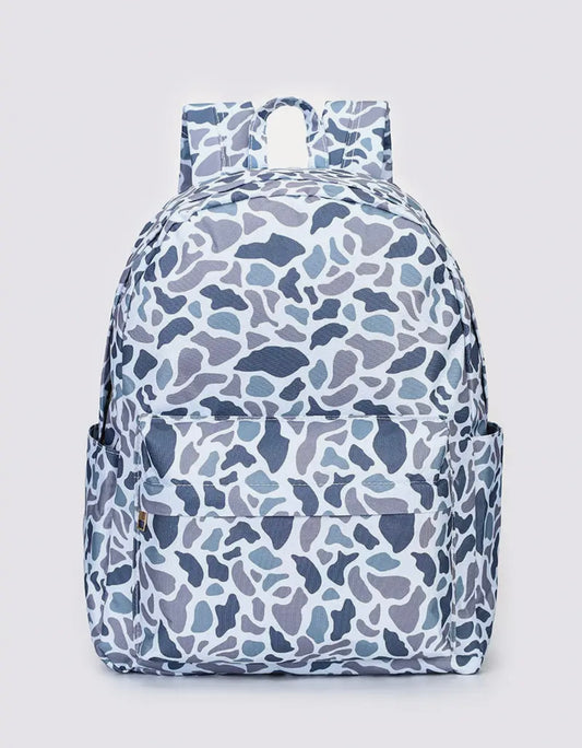 Gray Camo Backpack