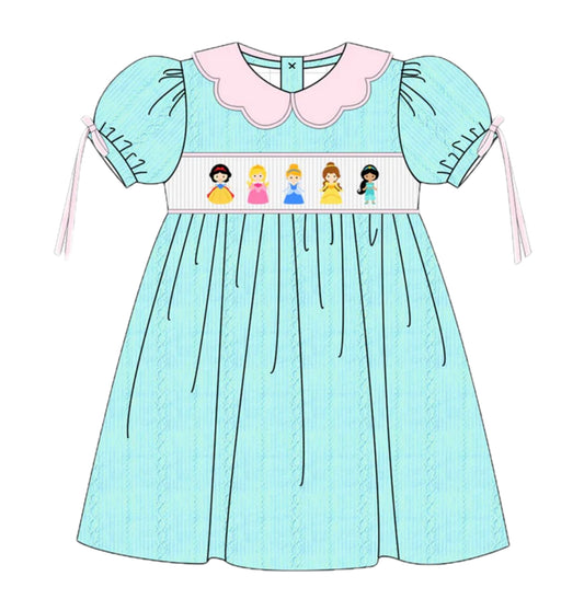 Blue Princess Smock Dress PRE•ORDER