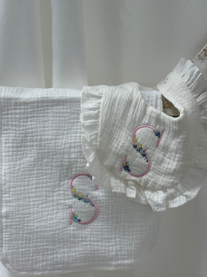 Initial Burp Cloth/Bib