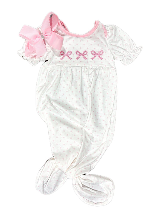 Pink Bow Dot Gown