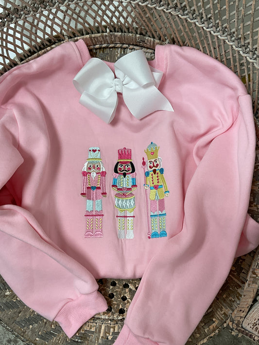 Embroidered Nutcracker Pullover