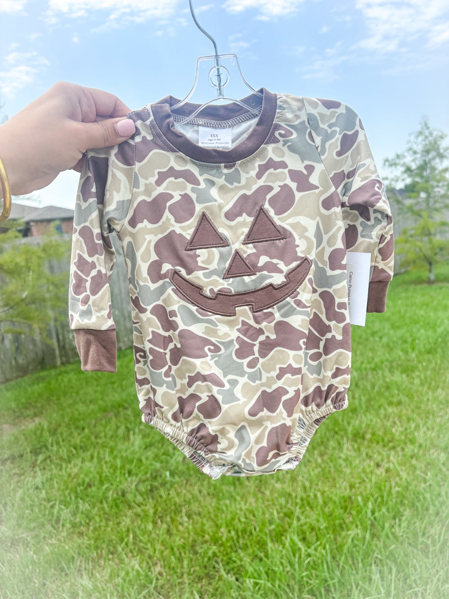 Camo Pumpkin Bubble