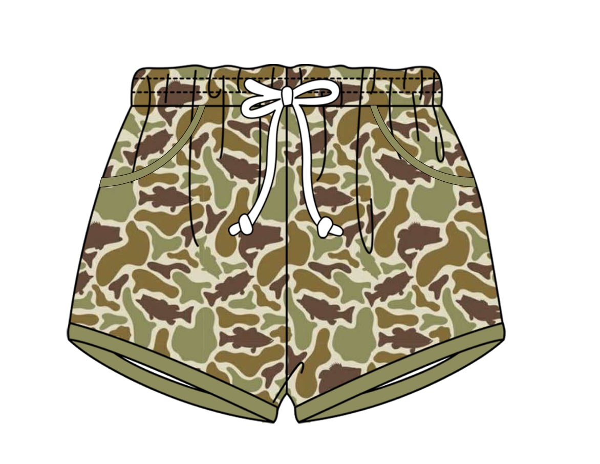 Cast and Camo Swim Shorts