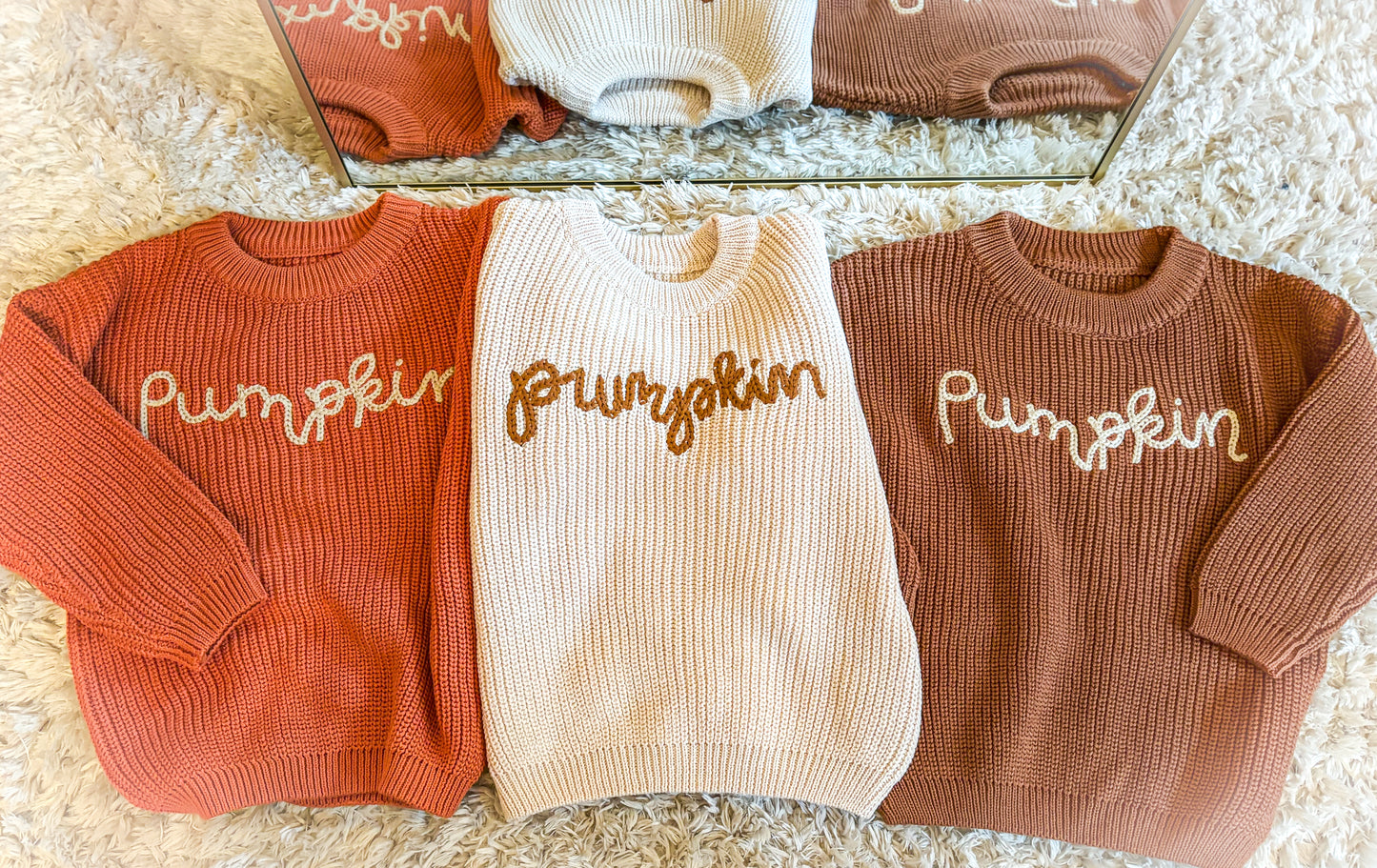 Pumpkin Knit Sweater