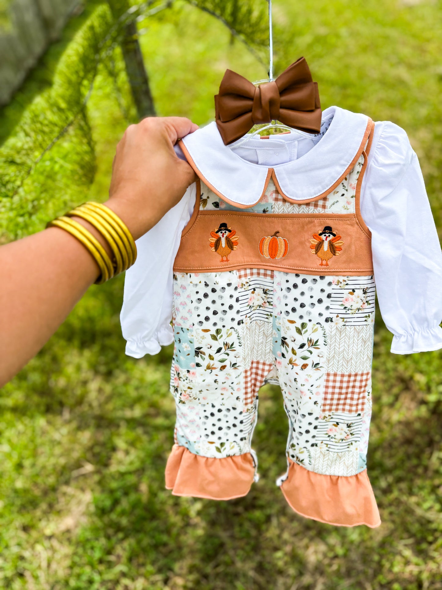 Turkey Floral Romper