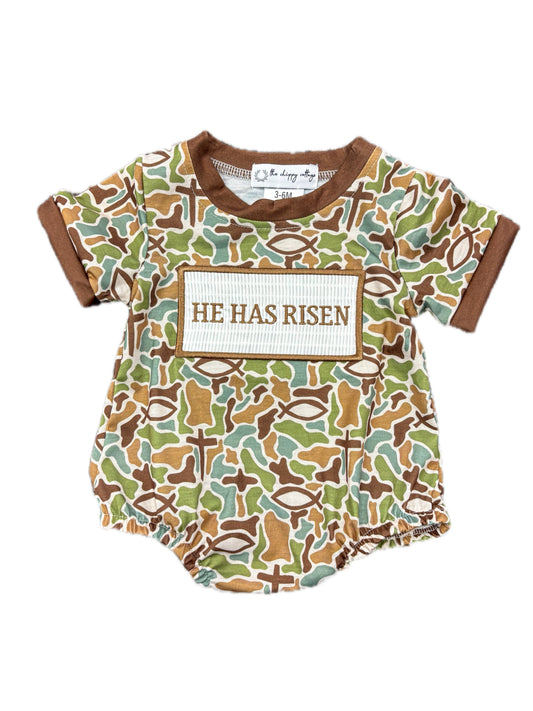 He Has Risen Camo Bubble