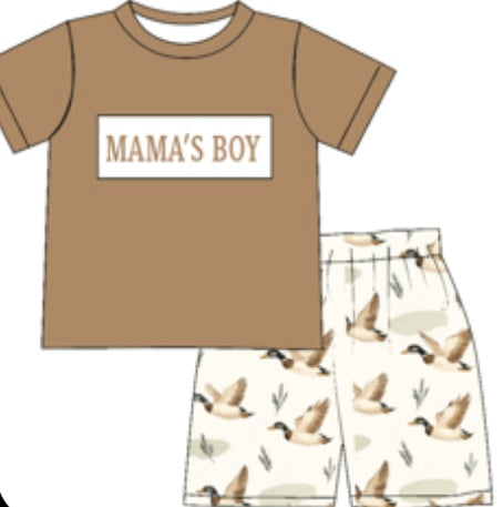 Mama’s Boy Summer Mallard Short Set PRE•ORDER