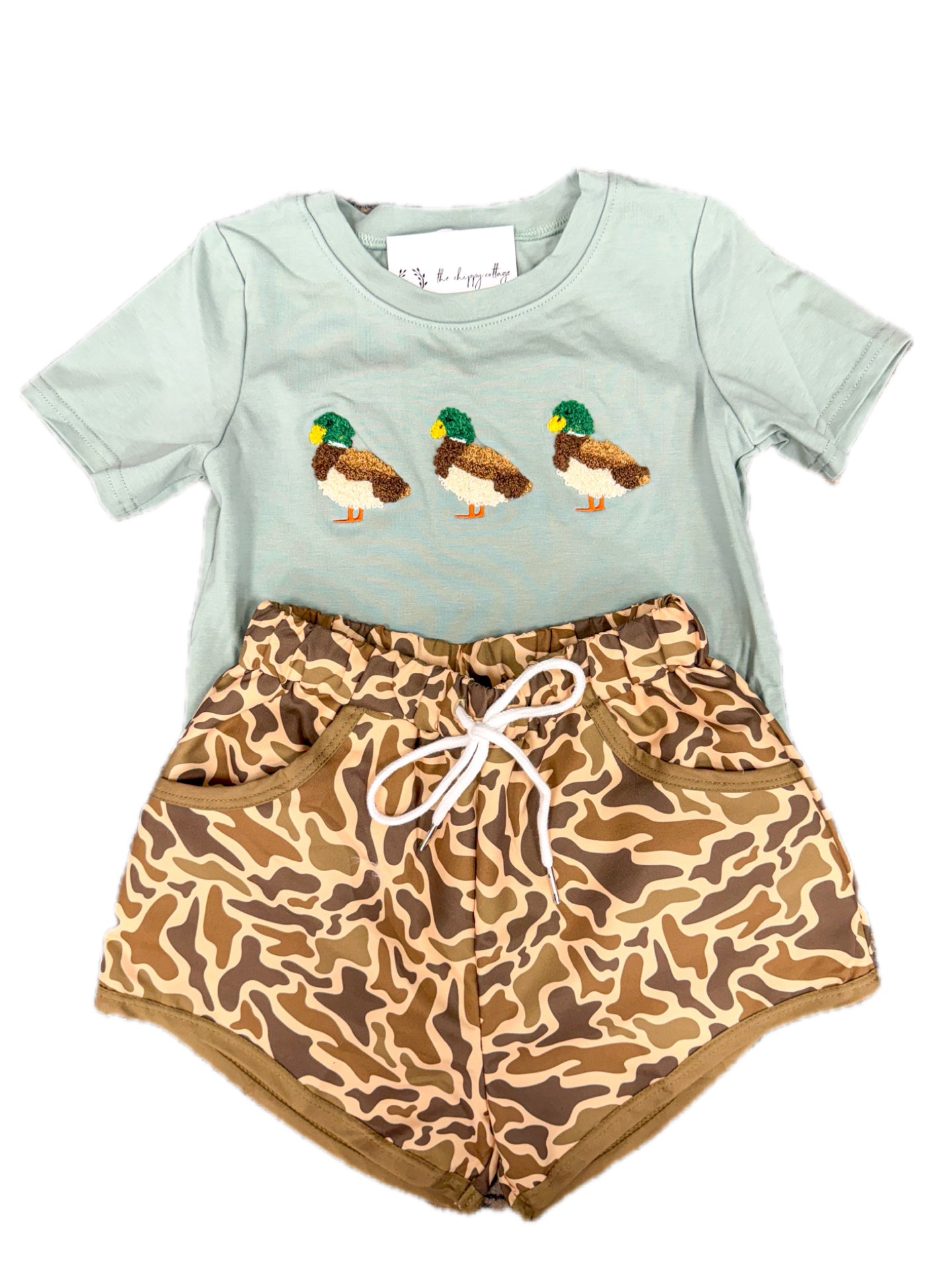 French Knot Mallard Tee