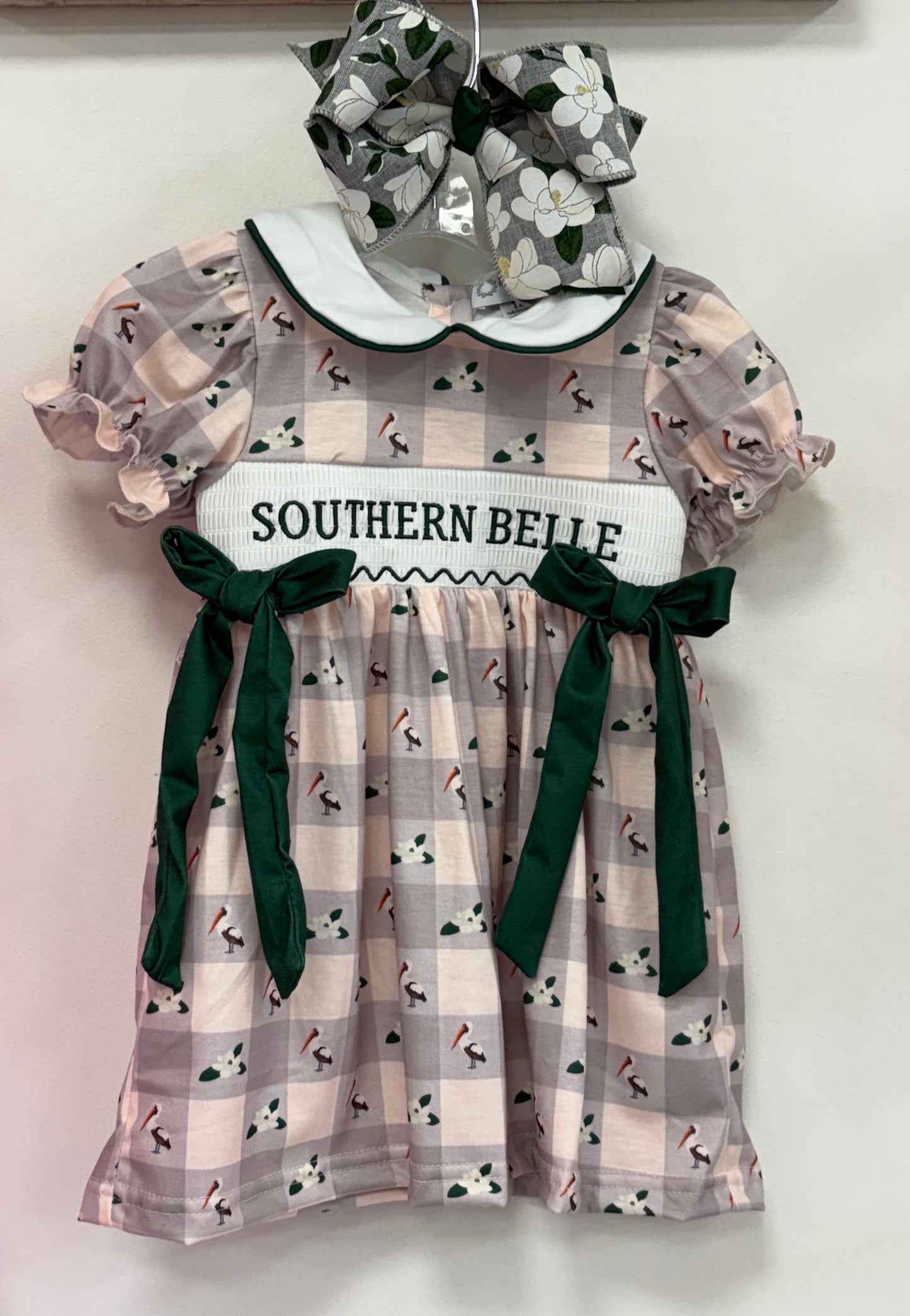Southern Belle Magnolia Smock Dress