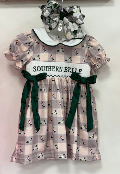 Southern Belle Magnolia Smock Dress