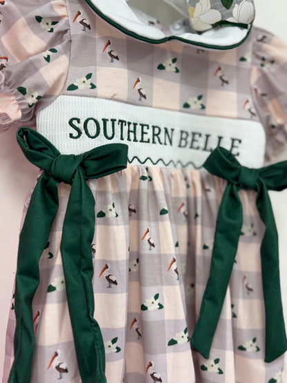 Southern Belle Magnolia Smock Dress