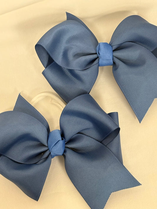 Dusty Blue Bow
