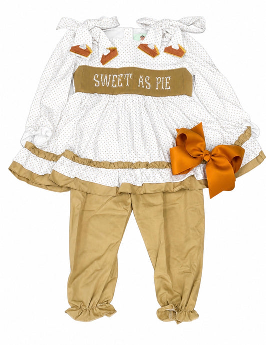 Sweet As Pie Hand Smock Pant Set
