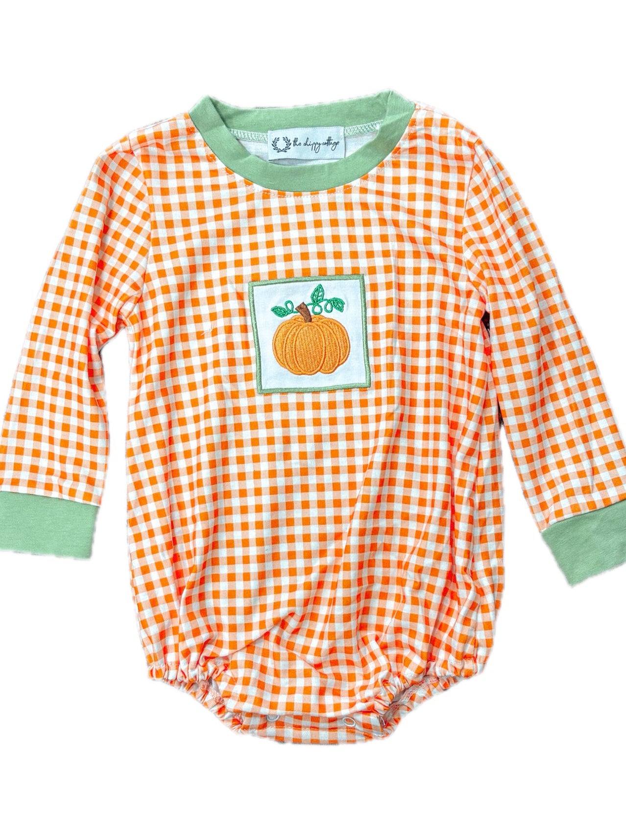 Checkered Pumpkin Bubble