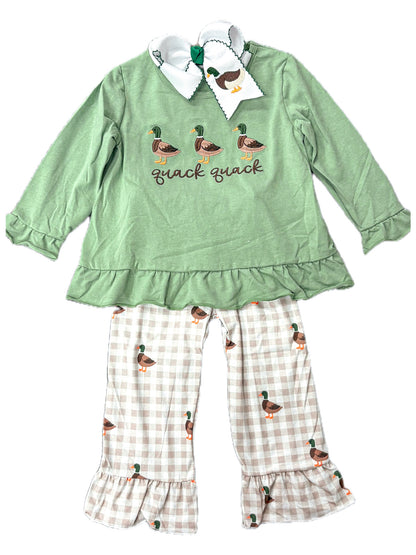 Quack Checkered Pant Set