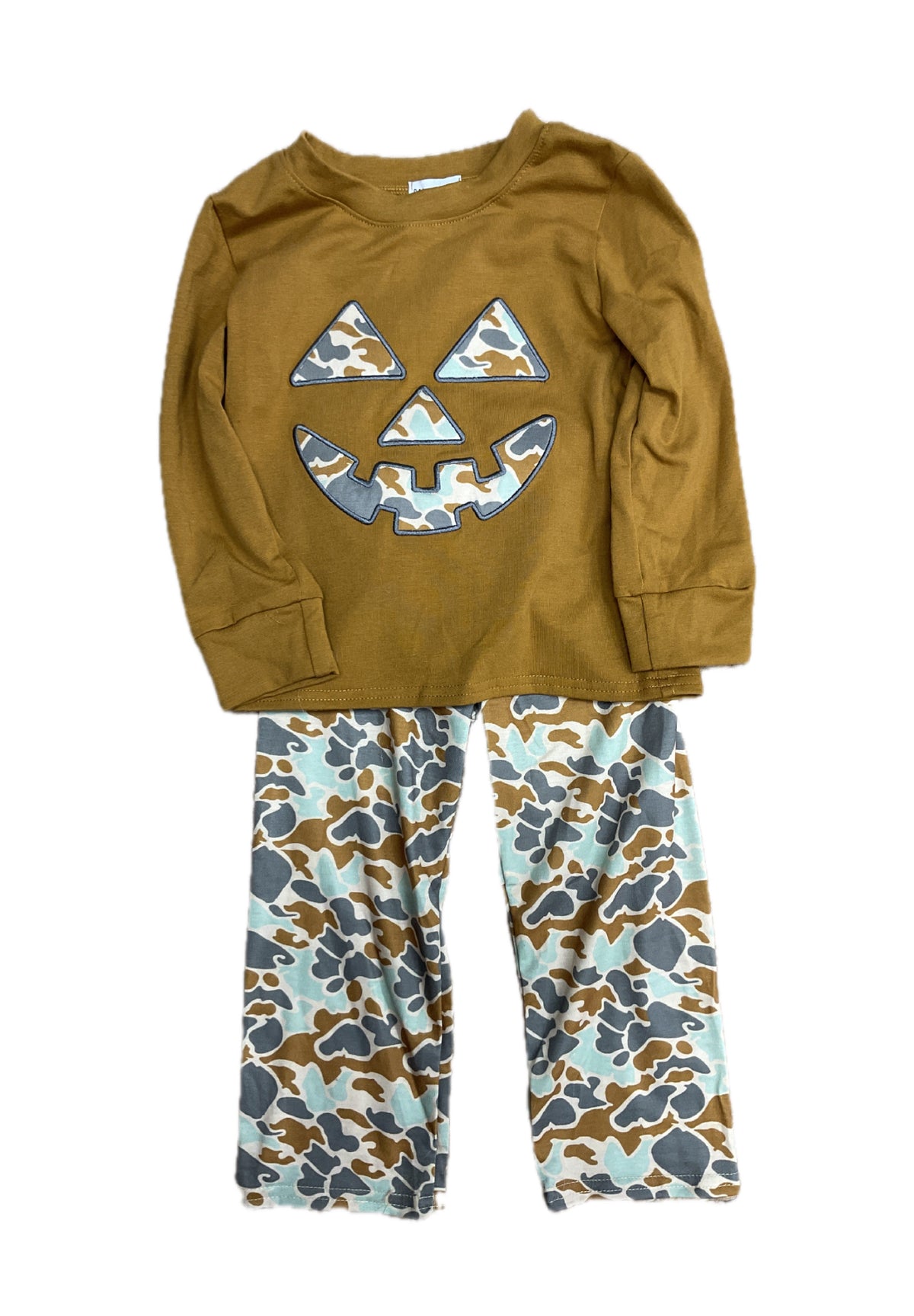 Camo Jack O Lantern Pant Set