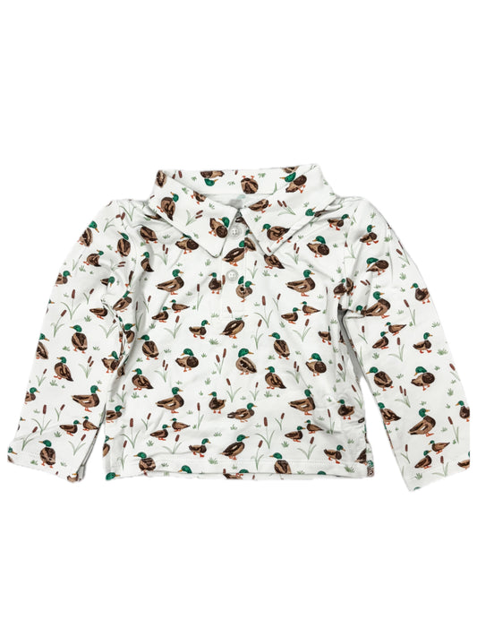 Polo Sweatshirt- Mallard Drake