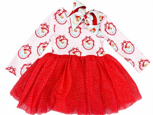 Vintage Santa Tutu Dress