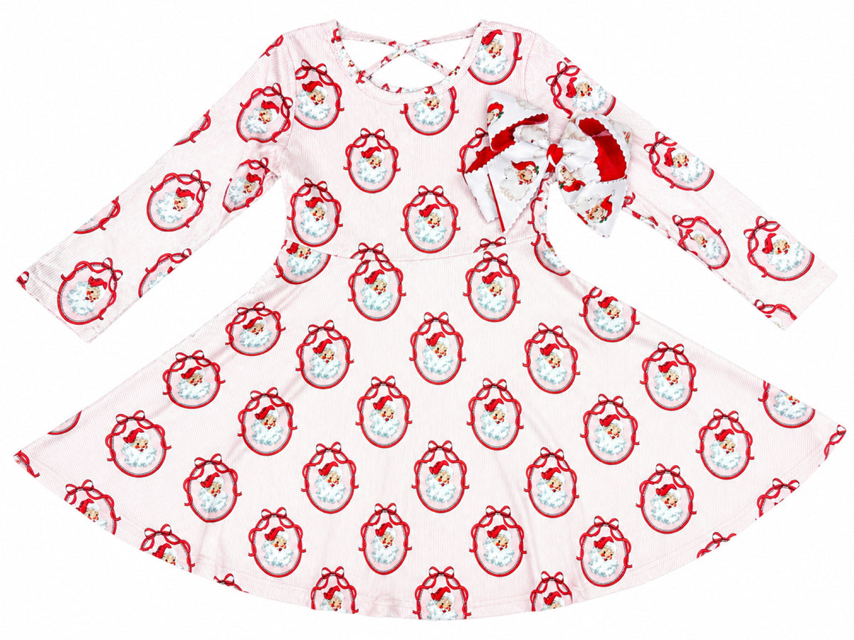 Vintage Santa Twirl Dress