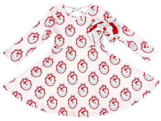 Vintage Santa Twirl Dress