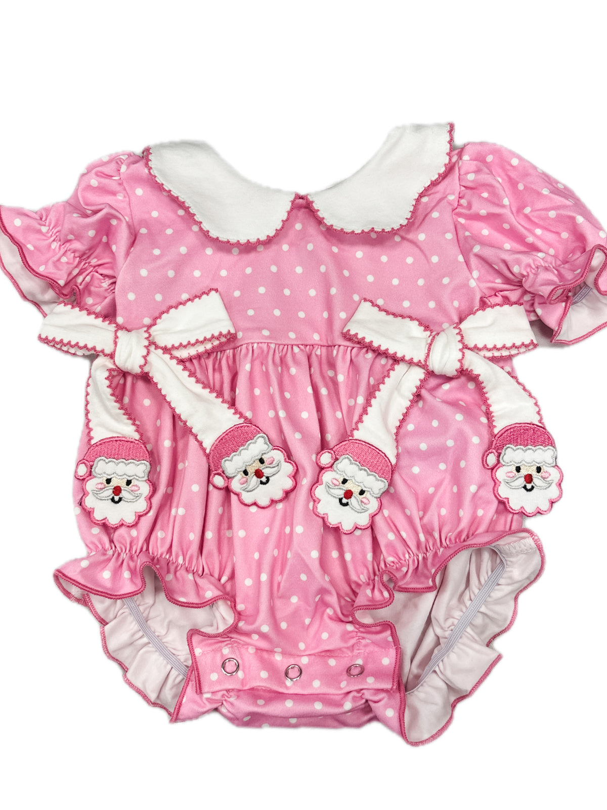 Santa Bow Collar Bubble