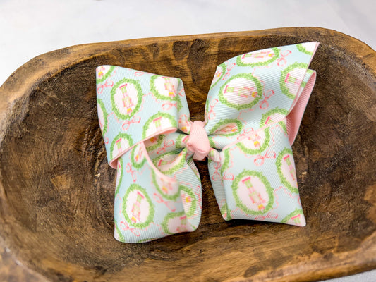 Pastel Nutcracker Bow