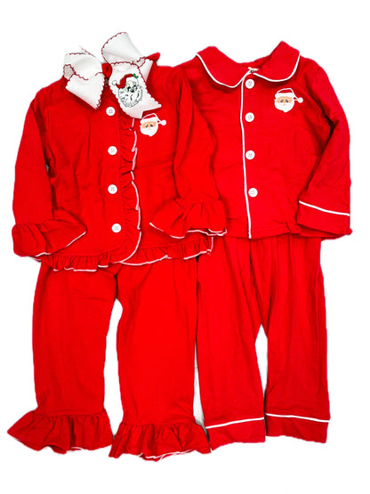 Cozy Santa Ruffled Lounge Set