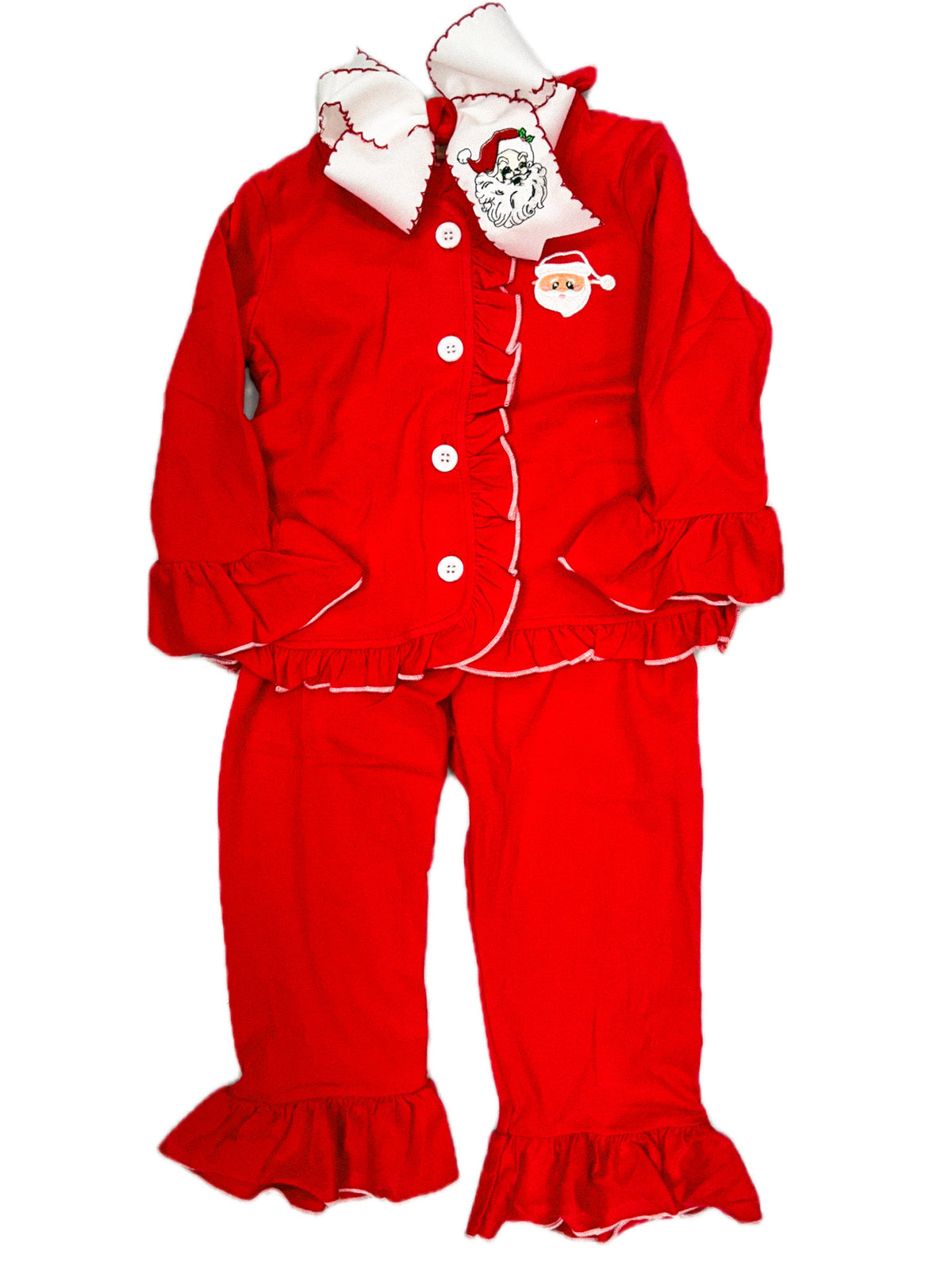 Cozy Santa Ruffled Lounge Set