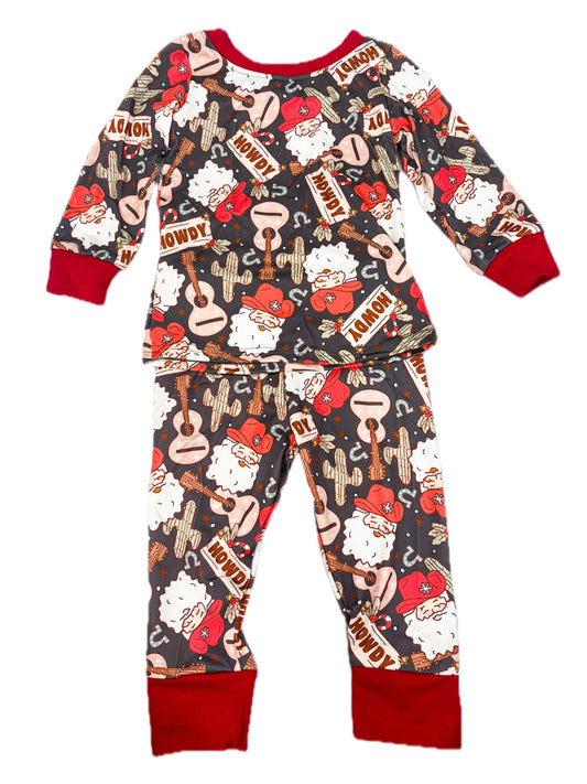 Howdy Santa Pajamas Set